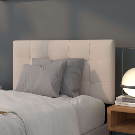 Flash Furniture Bedford Headboard, Twin Size, Beige Fabric HG-HB1704-T-B-GG